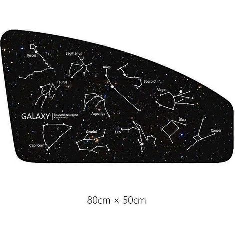 Pare-soleil magnétique pour voiture, protection UV, pare-soleil de fenêtre pour enfants, accessoires de voiture universels d'extérieur, rideau de protection solaire, constellation à gauche (1/5)