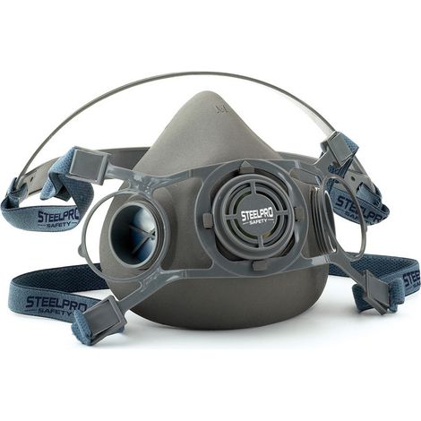 Demi-masque respiratoire taille M pour deux filtres STEELPRO (1/3)