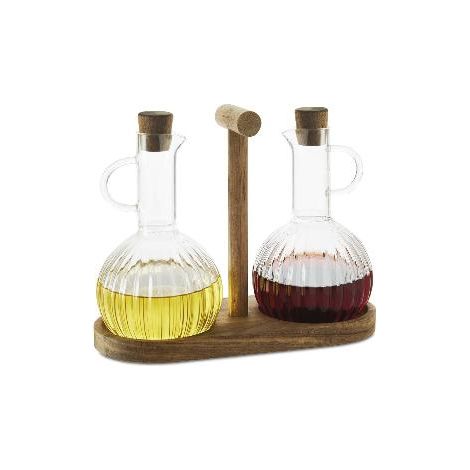 ANDREA HOUSE MS25010 Set Aceitera/Vinagrera Vid. Acacia - ref: MS25010