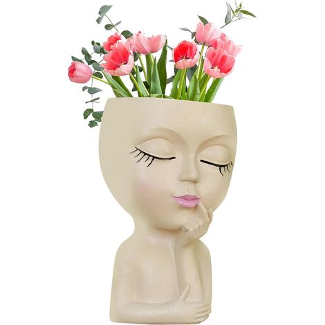 Blumentopf Einzelner Gesichtstopf Kräuterbehälter Mini