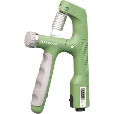 Griffkraftverstärker – Handgelenks- und Fingerdehner – Handkrafttraining – Bequeme Passform für die Handfläche – 10–100 kg – Grün (1/5)