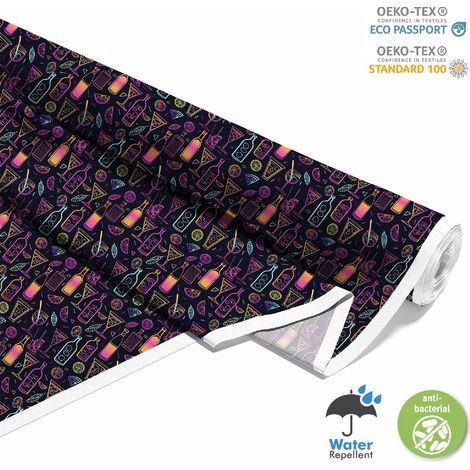 Outdoor-Dekorstoff Oxford – Cocktail-Motiv DX8555 (1/5)