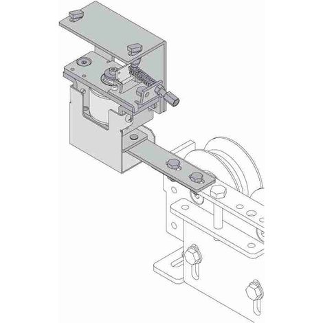 Bloc porte complet VALHSLOK avec supports sans Loksbm DITEC ENTREMATIC VALHSLOK