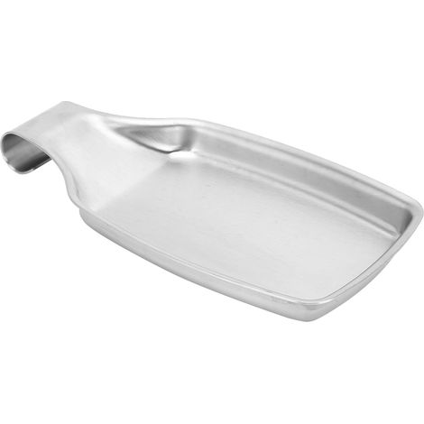 Löffelablage aus Edelstahl, Spatelhalter, Suppenkelle, Buffet-Aufbewahrungsständer, Tablett, Küchenutensilien (1/5)