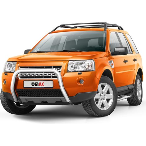 Pare-Buffle Avant Pour Land Rover Freelander 2007-2015 en Acier Argent (1/5)