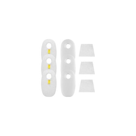 Filtres de rechange pour Shark Rocket DeluxePro TruePet HV319Q HV320 HV320C HV320W HV321 HV322 HV322Q HV324Q HV325 HV330 UV330 UV422 UV422CCO, 3 pièces de rechange pour filtre à vide en mousse et feut (1/3)