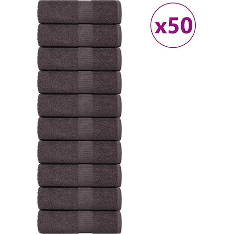 Gants de toilette FROGN, 50 pièces, anthracite, 15 x 21 cm, 360 g/m²