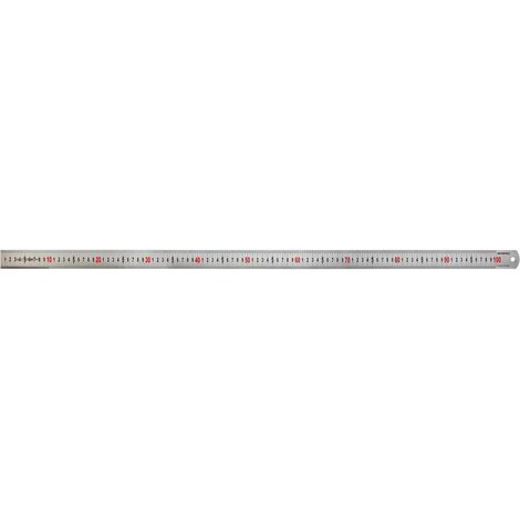 Faithfull Matt Silver Measuring Rule 1000mm FAIRUL1000MS