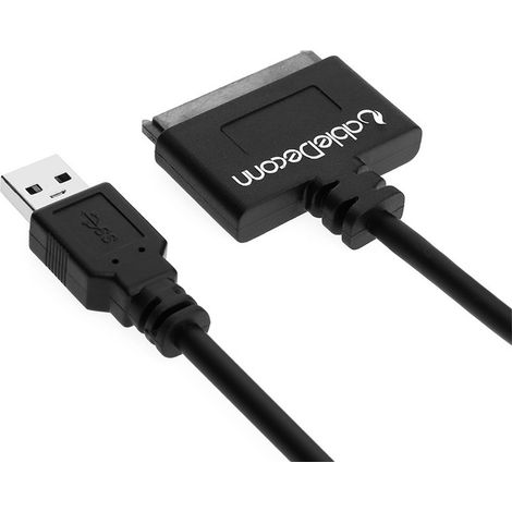 Cable Data USB 3.0 vers SATA - 30 cm - Pour Disque Dur et SSD 2,5 Pouces - Compatible UASP (1/5)