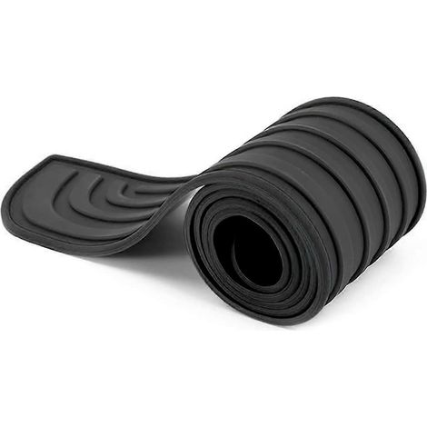 Protection de pare-chocs arrière de voiture, protection de pare-chocs universelle et flexible noire (1/5)