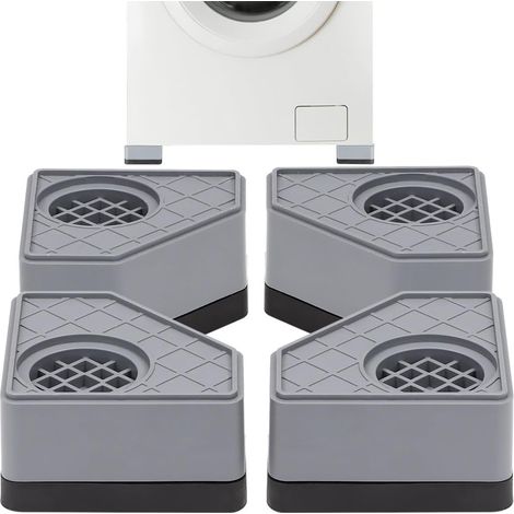 Lot de 4 patins en caoutchouc anti-vibrations pour lave-linge (1/5)
