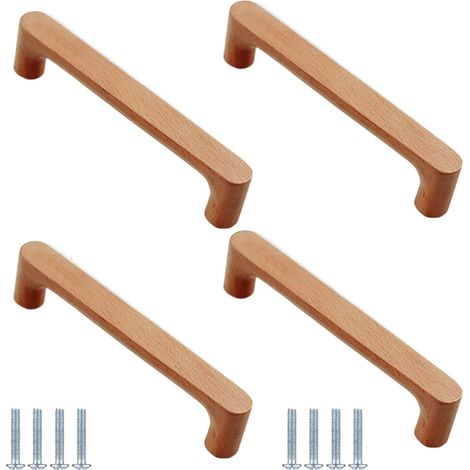 Poignées de cuisine, lot 4, porte placard en bois, tiroir et (1/5)