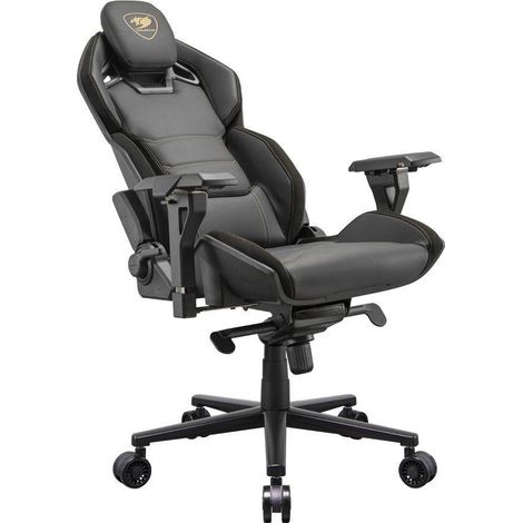 Cougar Hotrod Royal Gamingstuhl Schwarz und Gold Elegant
