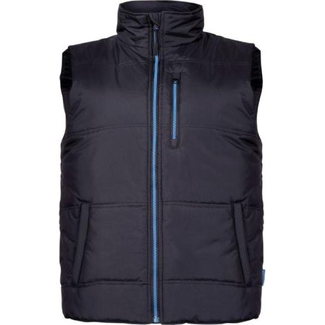 Lahti-pro Gilet di sicurezza isolato nero confortevole e impermeabile (1/3)