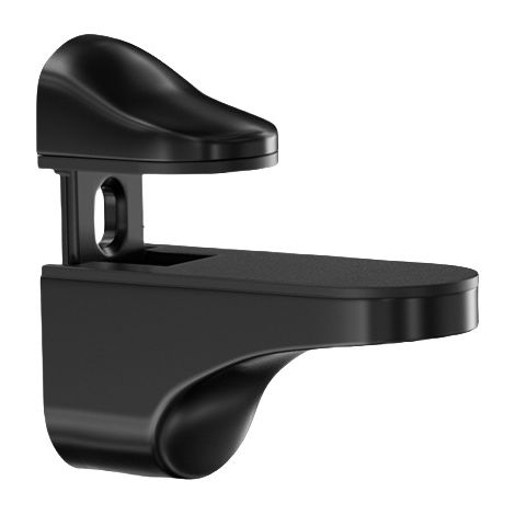 4 Pièces Support de Tablette en Verre Murale Support pour Étagère Réglable Pinces à Verre 3-18mm avec Vis