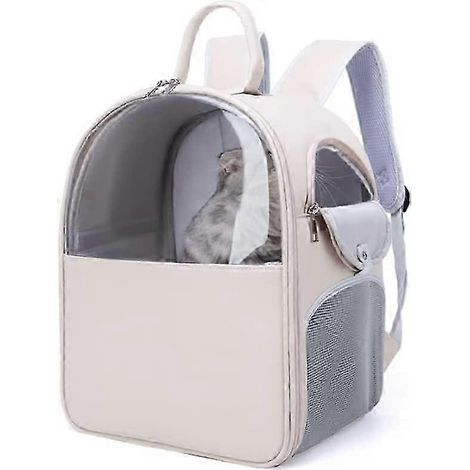 Sac à dos portable pour animaux de compagnie en forme de capsule spatiale, multifonctionnel et mignon, avec design à plusieurs compartiments (1/5)