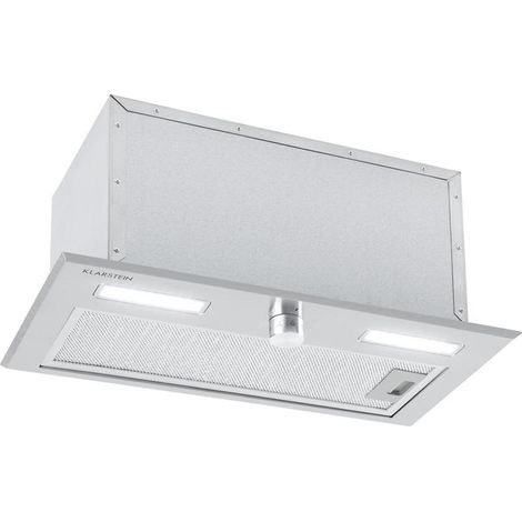 Klarstein – Hotte aspirante encastrable 52 cm – 400 m³/h – Éclairage LED – Filtre à graisse lavable – Pour cuisines compactes (1/5)
