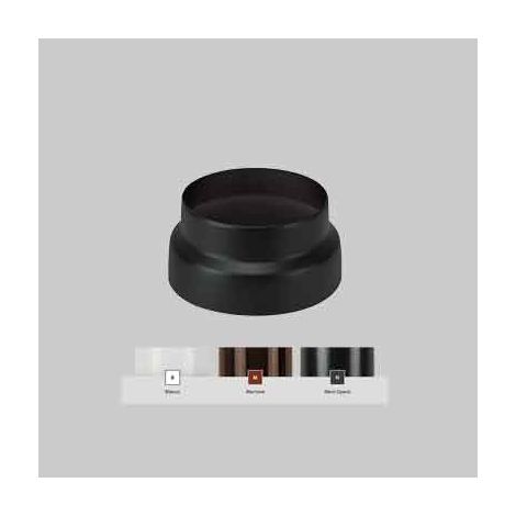 RIDUZIONE SMALTATA 'CLASSIC' Ø 120-80 mm - Col. nero