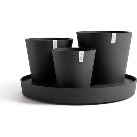 Ecopots Dubai er Blumentopf - L 56,5 cm x H 30,7 cm - Innen- und Außenbereich