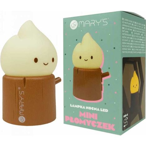 Luce notturna a LED di Mary per la cameretta dei bambini, mini fiamma USB (1/5)