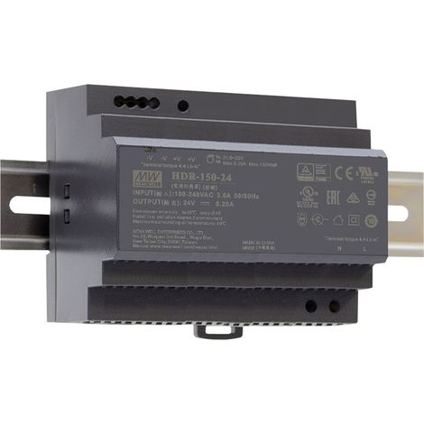 Mean Well HDR-150-48 Hutschienen-Netzteil (DIN-Rail) 48 V/DC 153.6 W Anzahl Ausgänge:1 x Inhalt 1