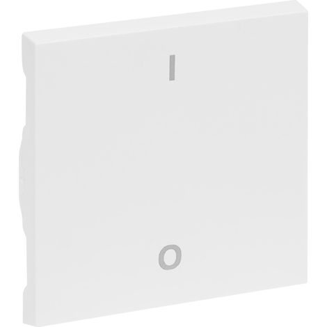 LEGRAND, SEANO 765102 INTERRUPTEUR À BASCULE POUR INTERRUPTEUR À 2 PÔLES AVEC SYMBOLE O/I (OFF/ON), COUVERCLE D'INTERRUPTEUR, PL
