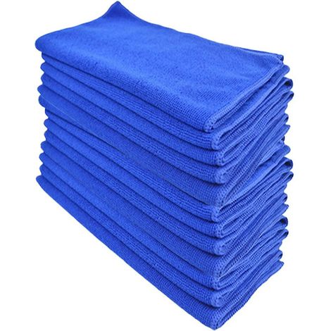 Juego de 12 paños de microfibra lavables, de 30x30 cm, absorbentes y resistentes a los arañazos, para cocina y baño. (1/5)