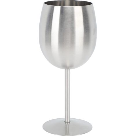 Set di 6 bicchieri di vino fatta di acciaio inossidabile 304 di acciaio, durevole, per la festa, matrimonio, anniversario (1/5)