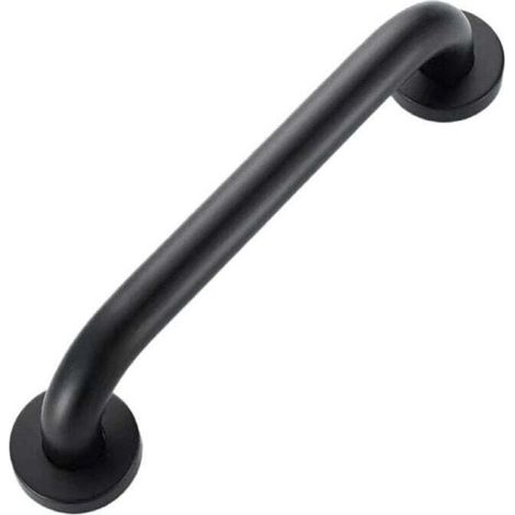 Barra di sicurezza a parete, XU, 40 cm, Corrimano per bagno e WC, Preforato per il fissaggio, 40x2,5x8 cm, Ferroso - KZQ (1/4)