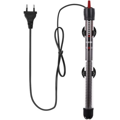 Chauffage d'Aquarium 100W, Thermostat Réglable 20-34 °C, Chauffage en Verre Submersible pour Réservoirs à Poissons et Aquarium 50-100Litres (1/5)
