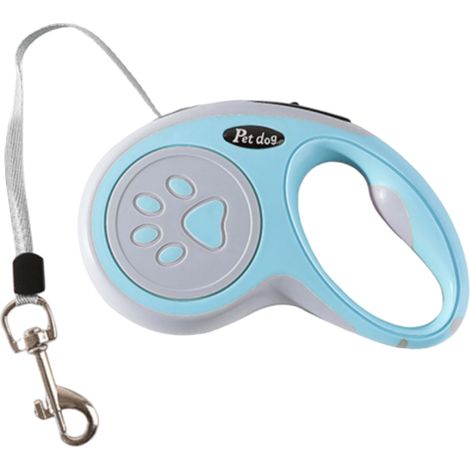 Laisse rétractable pour chat et petit chien, 5 mètres, pour promenades en extérieur (1/5)