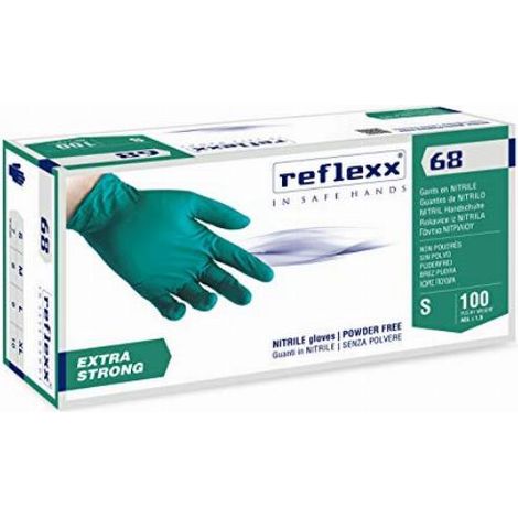 Guanti in nitrile extra strong Reflexx R68 senza polvere - XL (1/5)