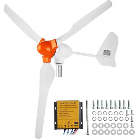 800 W 12 V kit d'éolienne à 3 pales, générateur d'énergie éolienne avec contrôleur MPPT (1/5)