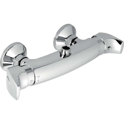 Novaservis Metalia 57 - Thermostat-Duscharmatur, Abgang oben, chrom 57962/1,0