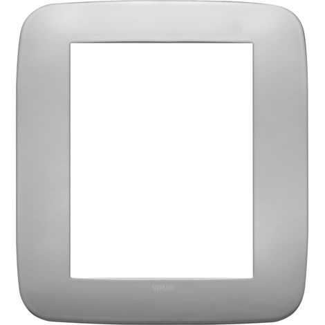 VIMAR - 19698.30 Assiette ronde 8M nickel mat