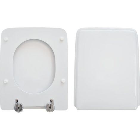 Copriwater Rak Opulence Compatibile in Poliestere bianco