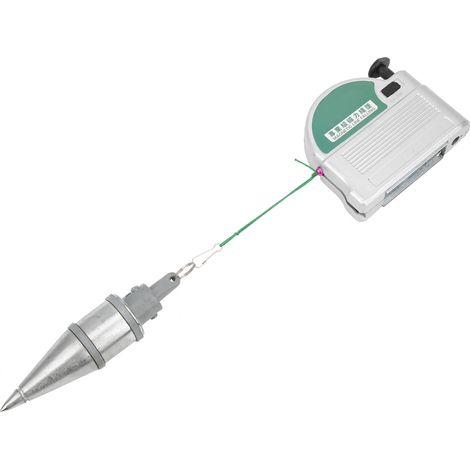 Marteau magnétique à fil, outil de mesure verticale en acier allié argenté, 6 mètres (1/5)