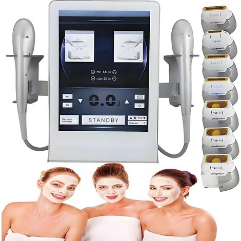 Professionelles Schönheitsgerät für Gesicht und Körper, 7D-HIFU-Gesichtsstraffungsgerät, Hautverjüngungsgerät, Anti-Falten- und Straffungsinstrument, Gesichtsmassagegerät (1/5)