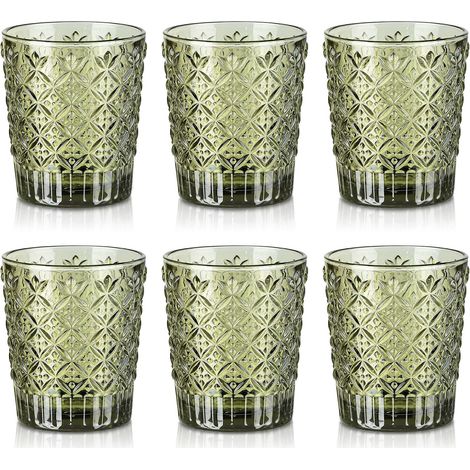 Lot de 4 Verres Tumblers Tournesol – Vintage & Élégant