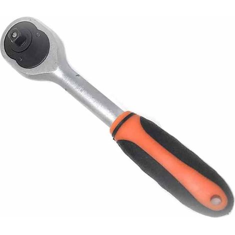 Chiave a cricchetto reversibile per bussola da 1/2" per avvitare e svitare cromo vanadio (1/4)