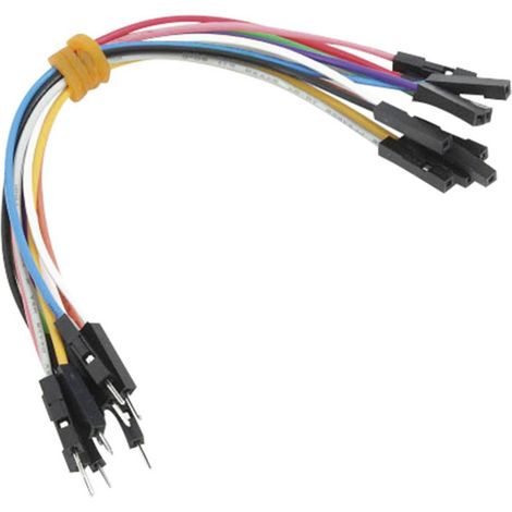 MikroElektronika MIKROE-512 Cavo Jumper Raspberry Pi, Banana Pi, Arduino [10x spina jumper - 10x presa jumper] 15.00 cm