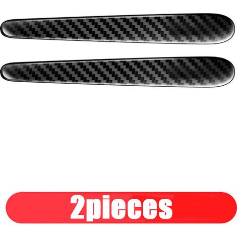 (2 pièces) Autocollants en fibre de carbone pour voiture, protection anti-rayures pour poignées de porte, film de protection pour poignées automobiles, accessoire de style extérieur (1/5)