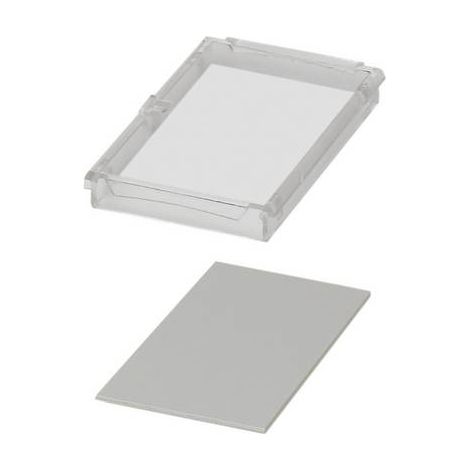 Couvercle de boîtier pour rail Phoenix Contact BC 71,6 DKL S TRANS 2896128 Polycarbonate transparent 45 x 71.6 x 8 1 pc(s) D19360 (1/2)