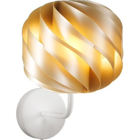 New Gold Wandleuchte aus Metall Cm. 25 x 28 x 34 Std (1/2)