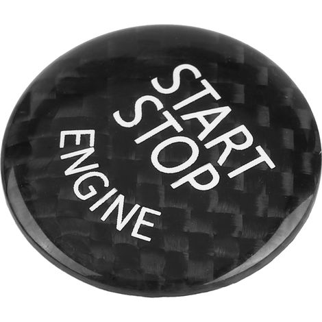 Jante carbone fibre bouton démarrage moteur décoration couvercle pour BMW E Châssis (1/5)