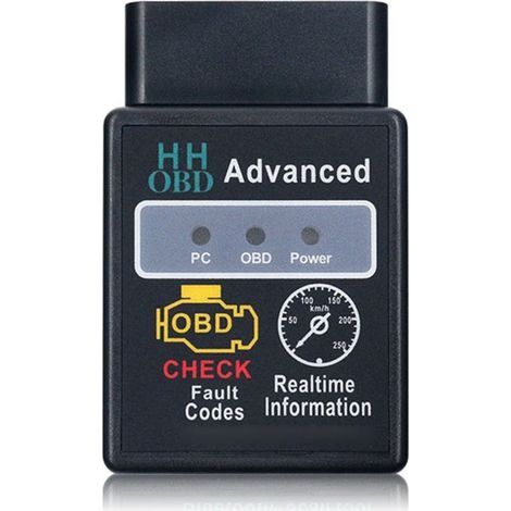 HH OBD ELM327 V2.1 Bluetooth OBD2 OBDII CAN BUS – outil de Diagnostic de voiture, Scanner de moteur, adaptateur d'interface