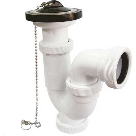 Sifón C-11 Curvo 1"1/2 Con Válvula - CREARPLAST