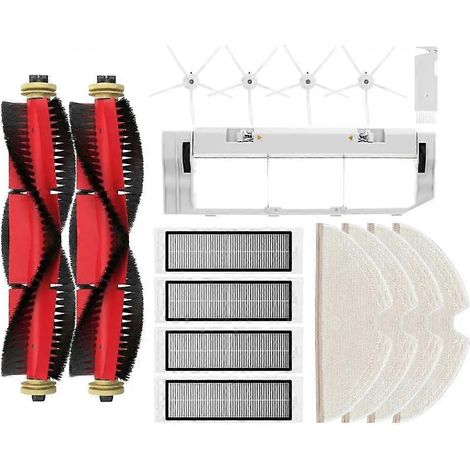Ersatzteile für die Akku-Staubsauger Roborock S5 Max, S6 MaxV, S4 Max, E2, E3, E4, E5, Xiaomi 1S und SDJQR01RR: Filter und Seitenbürstenwalze (1/5)