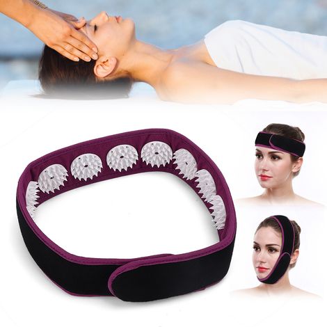 Bandeau d'Acupression pour Migraines et Relaxation - Accessoire Yoga et Méditation - Violet (1/5)