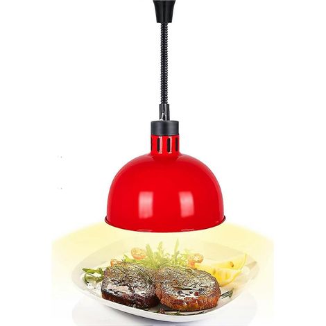 Lampe chauffante pour buffets, chauffe-plats rétractable et suspendu, réglable, couleur unique, conception durable (1/5)